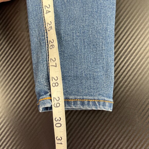 Abercrombie & Fitch Embroidered Floral Super Skinny High Rise Jeans Womens Sz 0 - Picture 11 of 12